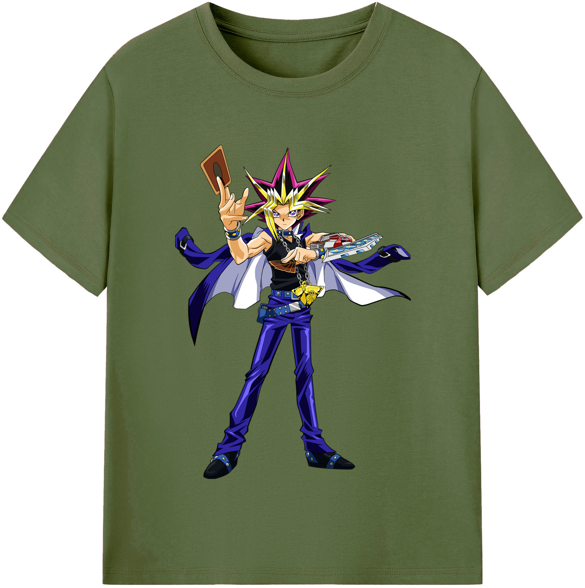 （画像用） 遊☆戯☆王 Yu-Gi-Oh! 綿100％半袖Tシャツ（フロントプリント）